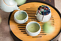 茶叶茶具摄影图