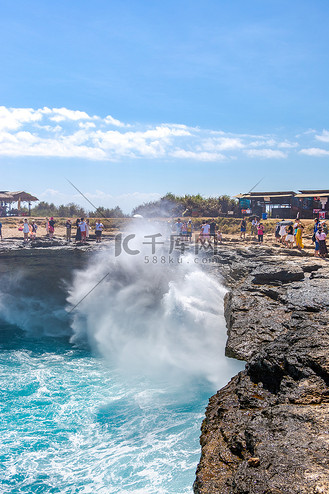 蓝梦岛恶魔眼泪摄影图