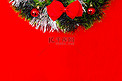 红色圣诞节背景图片摄影图