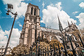 巴黎圣母院侧厅摄影图