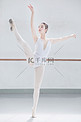 艺术舞蹈体操芭蕾美女摄影图配图