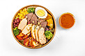 健康轻食营养凯撒沙拉时蔬午餐摄影图配图