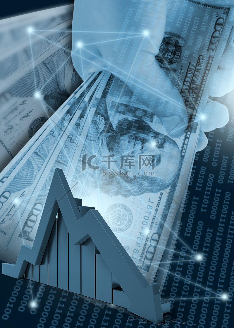商务金融股市美元抽象符号背景图片免费下载-千库网