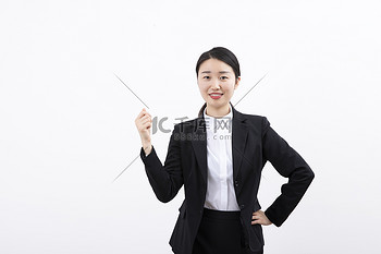 商务工作日职场人公司加油摄影图配图