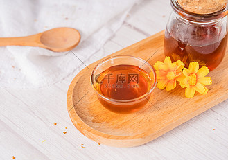 健康营养美食养生蜂蜜摄影图配图
