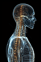 人体解剖透视关节数字艺术