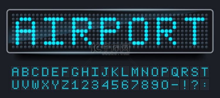 Led 屏幕字体。背景图片免费下载_海报banner/高清大图_千库网(图片编号6201307)