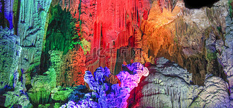 自然景观桂林阳朔溶洞白天溶洞溶洞旅游摄影图配图