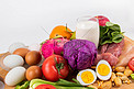 健康饮食肉蛋奶蔬菜