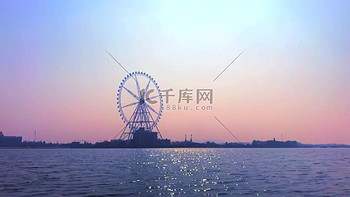 水上摩天轮渔船