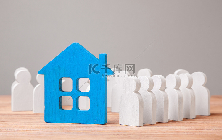 购房或租房的巨大需求 买家的转向高清摄影大图 千库网