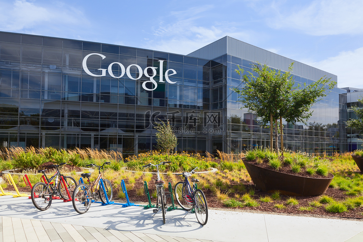 谷歌总部大楼外部观.高清摄影大图-千库网