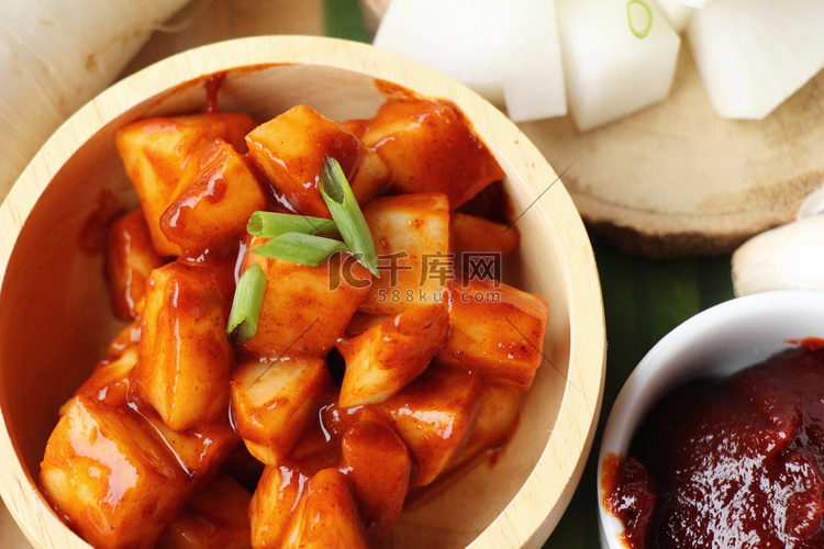 韩国食品传统泡菜味道鲜美高清摄影大图 千库网