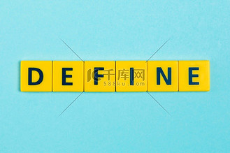 定义单词拼字游戏文字图片铭牌