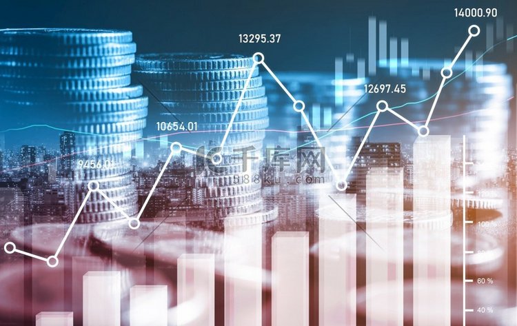 商业繁荣资产管理金融货币技术屏幕截图喷泉高清摄影大图-千库网