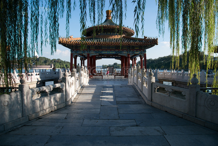 北京北海公园高清摄影大图-千库网