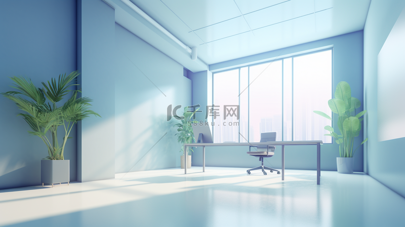 简约商务办公室场景背景图片免费下载_海报banner/高清大图_千库网(图片编号6411760)