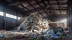 现代化垃圾回收处理厂。单独的垃圾收集。回收及贮存废物作进一步处置。

