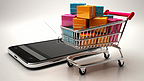 电子商务购物、支付、手机和物品
