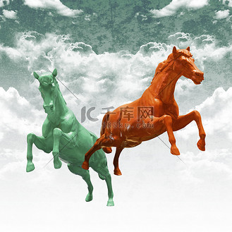 跑在云上的彩色房子