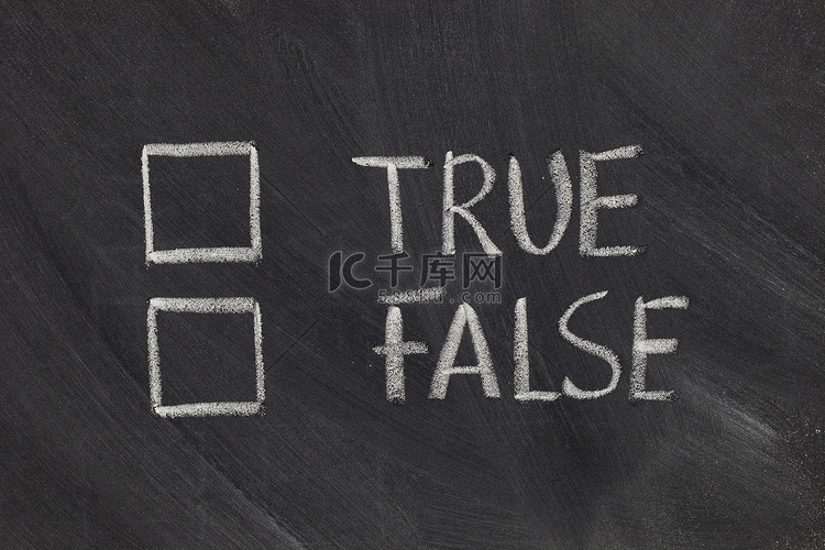 true 或 false 复选框高清摄影大图-千库网