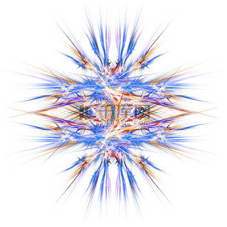 对称曲线图片素材_抽象对称分形背景