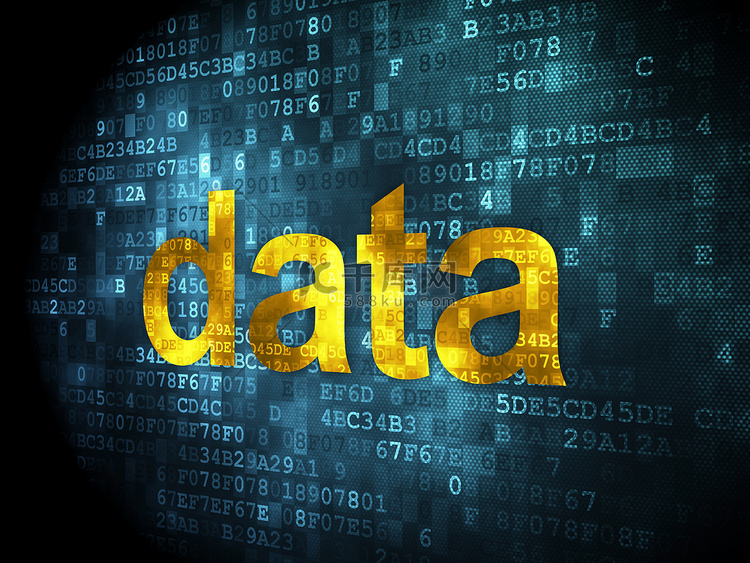 数据的概念: 数字背景上的数据高清摄影大图 千库网