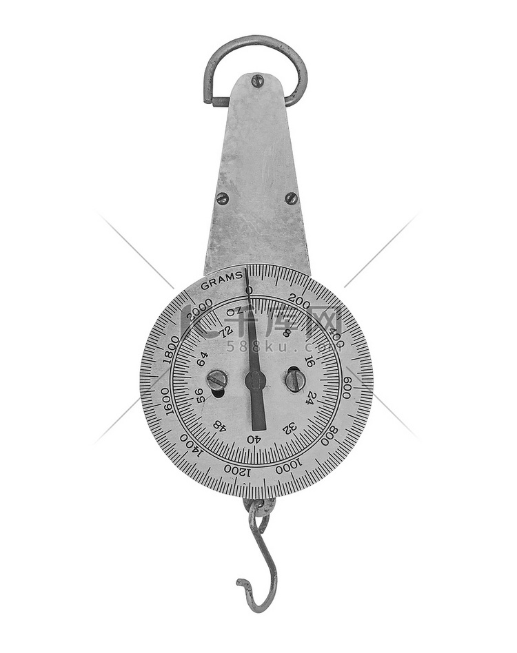 复古弹簧秤高清摄影大图-千库网