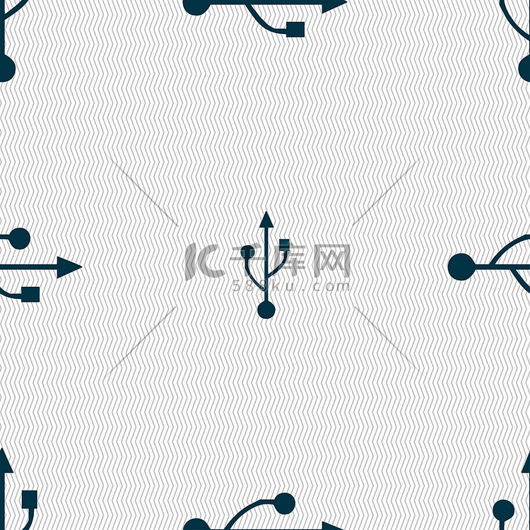 Usb 图标标志。高清摄影大图-千库网