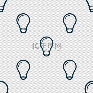 灯泡图标标志。高清摄影大图 千库网