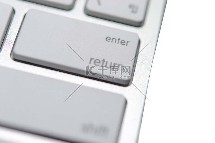 键盘回车键高清摄影大图-千库网