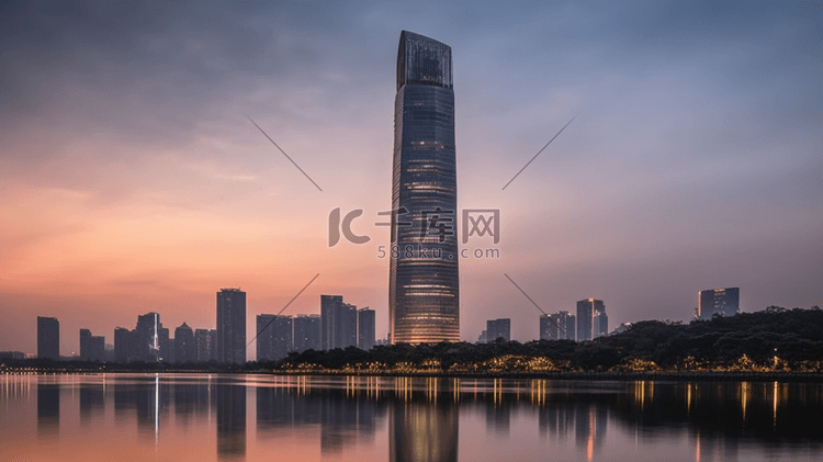 广州地标建筑高清摄影大图-千库网