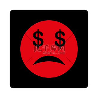 笑脸钱图片素材_破产笑脸图标