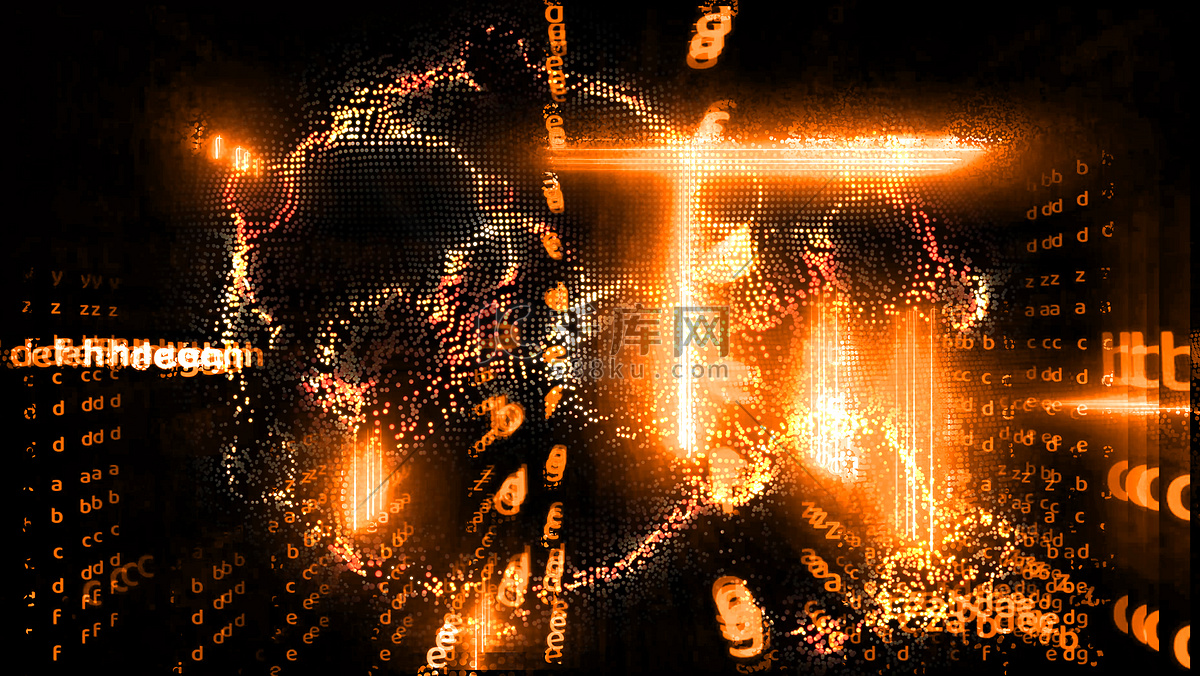 量子计算机未来派抽象关系电力区块链和全矩阵高清摄影大图-千库网