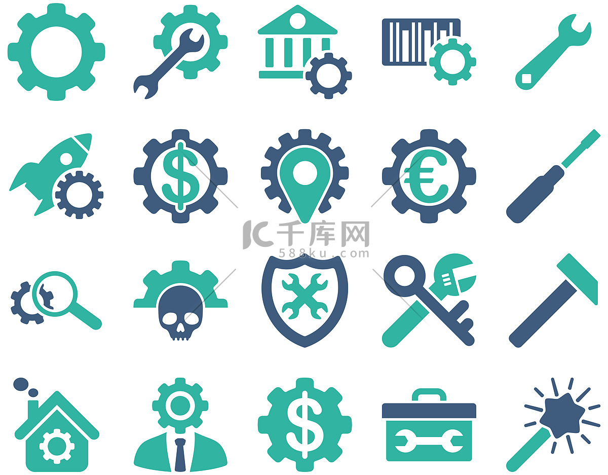 设置和工具图标高清摄影大图-千库网