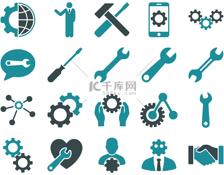 设置和工具图标高清摄影大图-千库网
