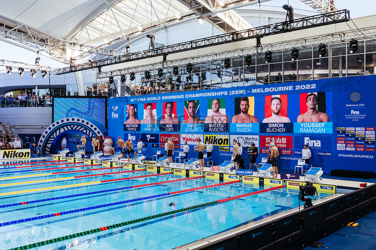 墨尔本 2022 年国际泳联世界短程游泳锦标赛 第 6 天高清摄影大图千库网