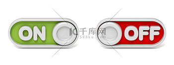 on和off按钮图片素材 on和off按钮模板图片下载 千库网