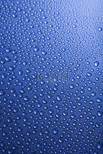 水滴质感,清新蓝色主题