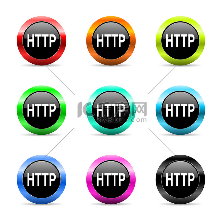 http web 图标集高清摄影大图-千库网