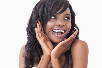 双手托腮图片_双手托腮素材-双手托腮图片大全-千库网