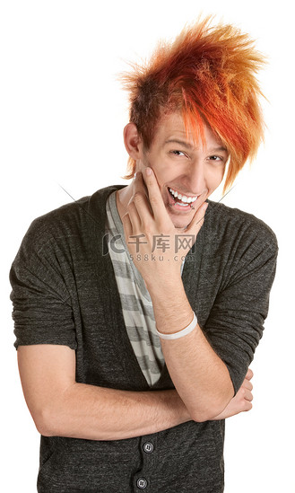 大图摄影图微笑着玩弄头发的女性个人vip和企业vip免费下载摄影图身穿