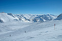 Hintertux 冰川上的滑雪场
