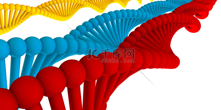 DNA结构高清摄影大图-千库网