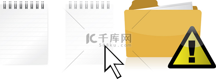 在 w 上隔离的传输文件插图设计问题高清摄影大图-千库网