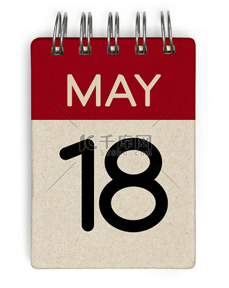 5 月 18 日日历