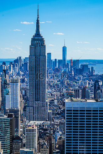 从洛克菲勒中心 (top of the rock) 眺望