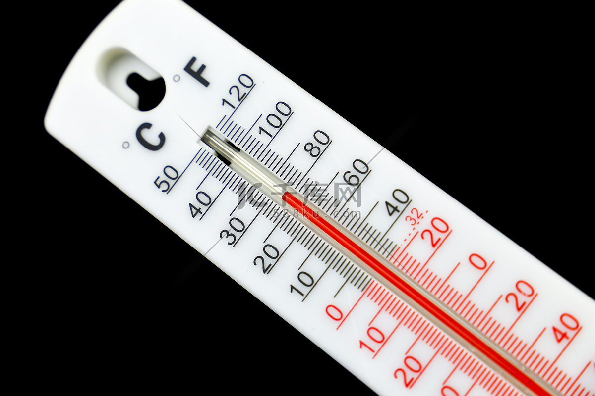 温度计上的26 摄氏度和80 华氏度高清摄影大图-千库网
