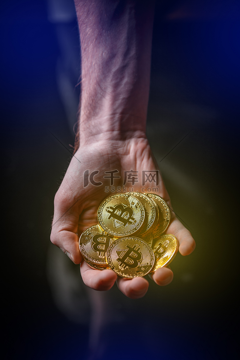 加密货币投资概念。高清摄影大图-千库网