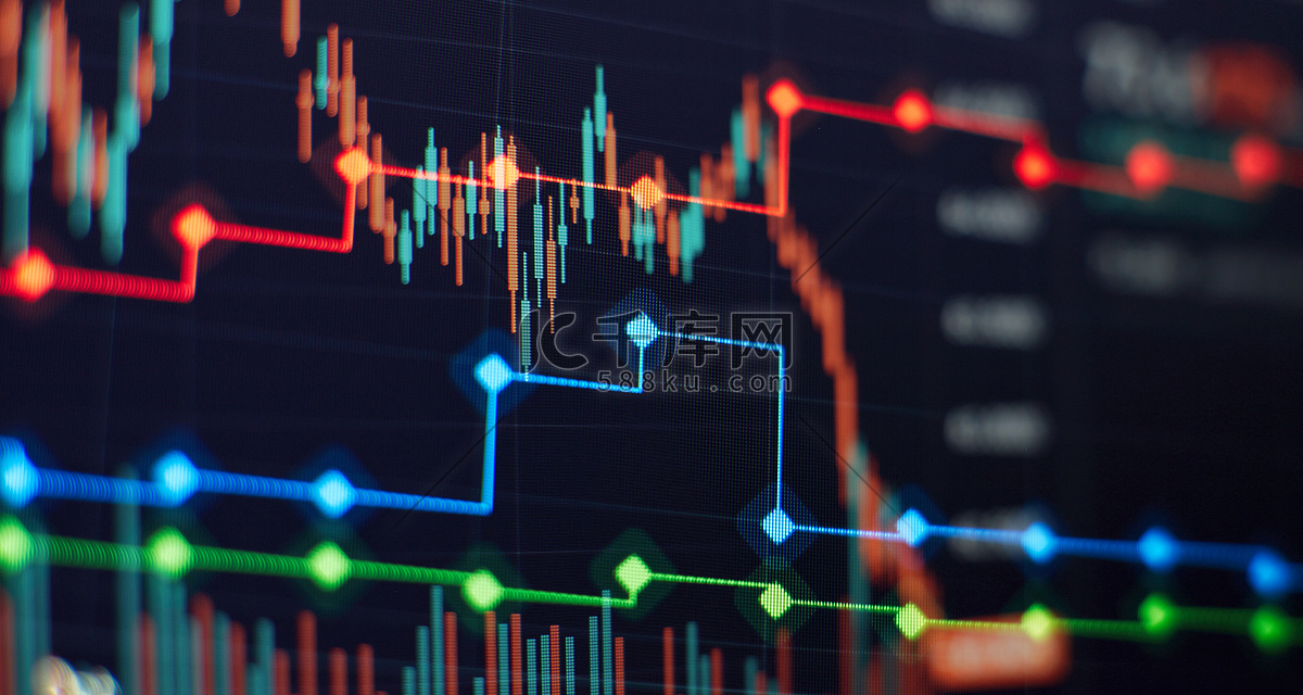 经济图表与股市图表，用于商业和财务概念和报告。高清摄影大图-千库网